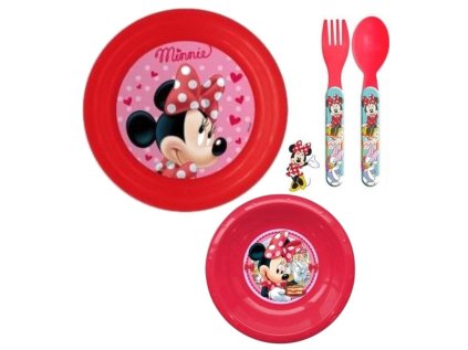 JÍDELNÍ 3 - DÍLNÁ PLASTOVÁ SADA MINNIE Eli 26230-0286-1468 (Velikost uni)