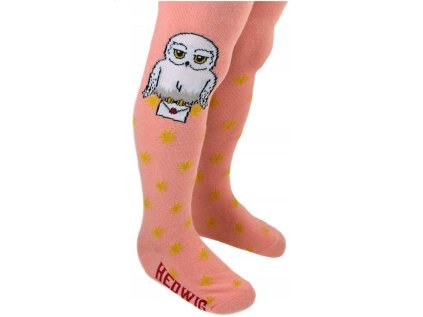 PUNČOCHÁČE HARRY POTTER HEDVIKA em 515 broskvové (Velikost 4-5)