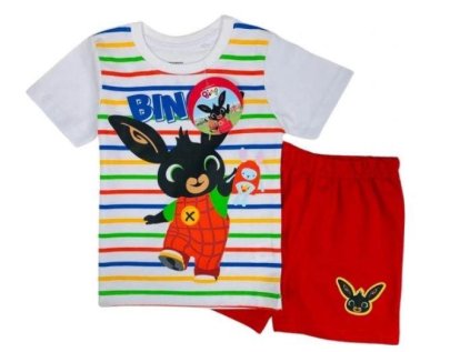 PYŽAMO BING em 055 bílo - červené (Velikost 92)