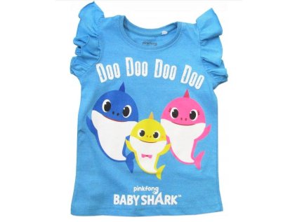 TRIČKO BABY SHARK Em 024 modré (Velikost 2)