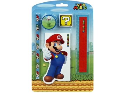 5 - DÍLNÁ PSACÍ SOUPRAVA SUPER MARIO eur 0216 (Velikost uni)