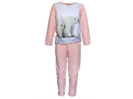PYŽAMO USHUAIA Usrh 124 růžové - lední medvěd (Velikost 3)