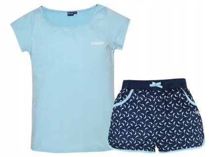 PYŽAMO USHUAIA - dospělé velikosti Usrh 035 sv. modro - tm. modré (Velikost S)