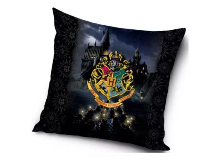 POVLAK NA POLŠTÁŘ HARRY POTTER Ca 192007 antracitový velur (Velikost uni)