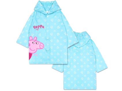 PLÁŠTĚNKA PEPPA PIG em 1000 tyrkysová (Velikost 92-98)
