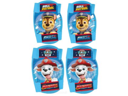 SADA 4 KS CHRÁNIČE KOLEN A LOKTŮ TLAPKOVÁ PATROLA Seven 34009 boy (Velikost uni)