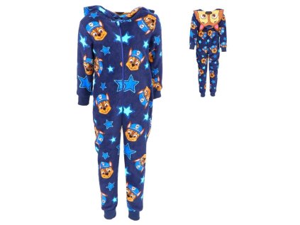 FLÍSOVÝ OVERAL TLAPKOVÁ PATROLA TE pwp-g tm. modrý (Velikost 3-4)