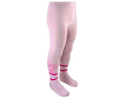 PUNČOCHÁČE PEPPA PIG em 893 růžové (Velikost 4-5)