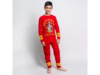 PYŽAMO HARRY POTTER Cer 0128 červené (Velikost 7)