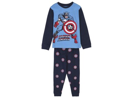 PYŽAMO MARVEL - CAPTAIN AMERICA Cer 0108 modro - tm. modré (Velikost 98)
