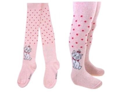 PUNČOCHÁČE KOČKA MARIE em a962 růžové (Velikost 5-6)