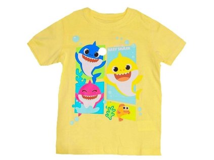 TRIČKO BABY SHARK Em 022 žluté (Velikost 2)