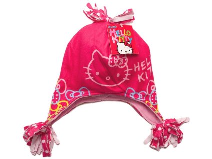 PERU ČEPICE HELLO KITTY nh 4058 malinová (Velikost 52)