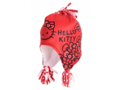 PERU ČEPICE HELLO KITTY nh 4058 červená (Velikost 52)
