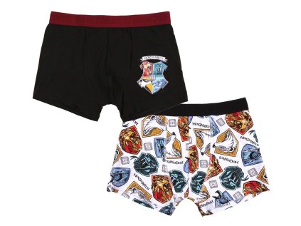 SADA 2 KS BOXERKY HARRY POTTER Cer 7437 dospělé velikosti (Velikost M-L)