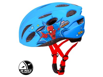 CYKLISTICKÁ IN-MOLD HELMA SPIDERMAN M 52-56 cm Seven 9075 modrá (Velikost uni)