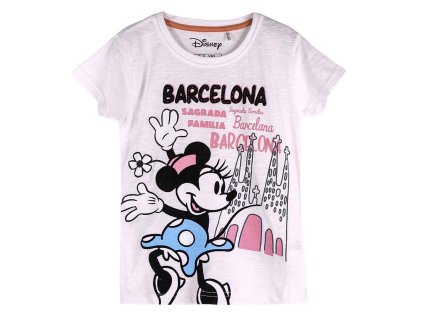 TRIČKO MINNIE Cer 3847 bílé Barcelona (Velikost 2-3)