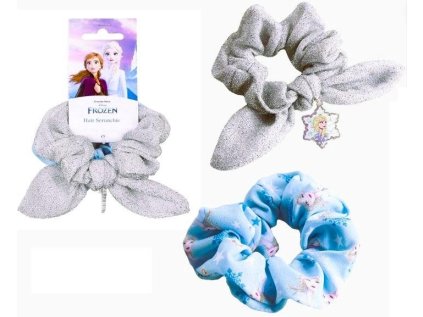 SADA 2 KS GUMIČKY DO VLASŮ FROZEN Cer 2379 (Velikost uni)