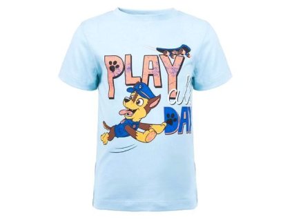 TRIČKO TLAPKOVÁ PATROLA Erv 39027 sv. modré (Velikost 92)