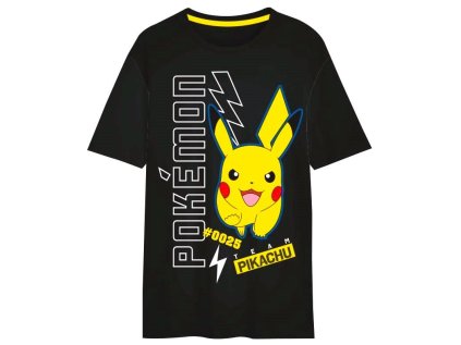 TRIČKO POKÉMON Erv 40273 černé (Velikost 116)