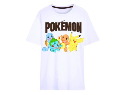 TRIČKO POKÉMON Erv 40273 bílé (Velikost 116)