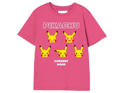 TRIČKO POKÉMON Erv 40611 malinové (Velikost 110-116)