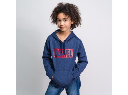 MIKINA MARVEL Cer 0129 tm. modrá (Velikost 7)