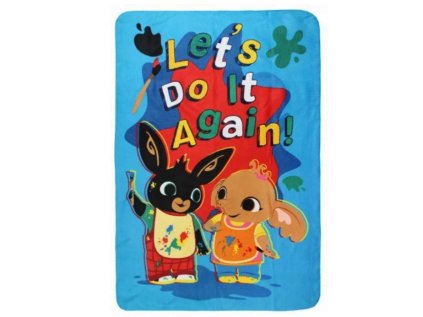 FLÍSOVÁ DEKA BING Tex ay 060 do it again (Velikost uni)