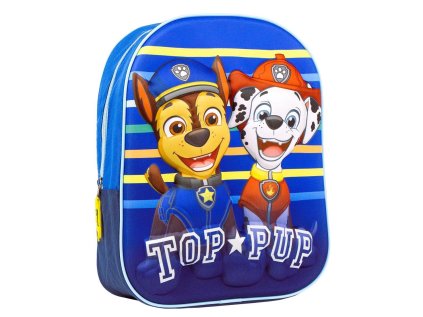 3D BATOH TLAPKOVÁ PATROLA Cer 4068 modrý (Velikost uni)