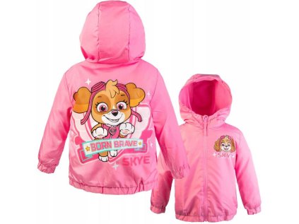ŠUSŤÁKOVÁ BUNDA TLAPKOVÁ PATROLA Em 2201 růžová (Velikost 98-104)