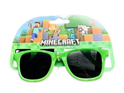 SLUNEČNÍ BRÝLE MINECRAFT Eur mc00027 zelené (Velikost uni)