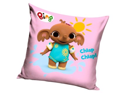 POVLAK NA POLŠTÁŘ BING Ca 181003 pink velur (Velikost uni)