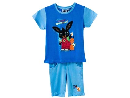 KOMPLET TRIČKO A KRAŤASY BING Se 970-022 modro - sv. modrý (Velikost 6)