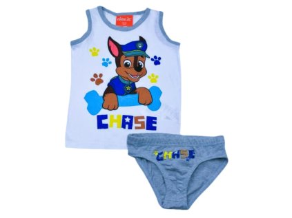 SPODNÍ SOUPRAVA TLAPKOVÁ PATROLA em 044 šedá (Velikost 3-4)