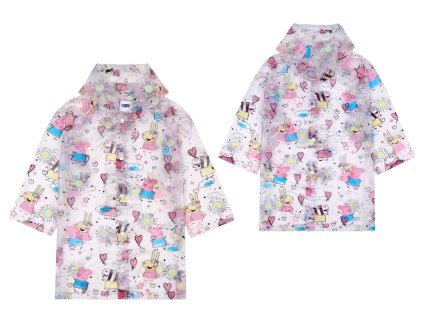 PLÁŠTĚNKA PEPPA PIG em 1114 transparentní (Velikost 98-104)