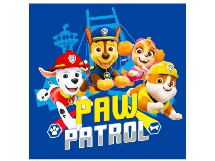 RUČNÍK NA OBLIČEJ TLAPKOVÁ PATROLA crbt 1129014 modrý (Velikost uni)