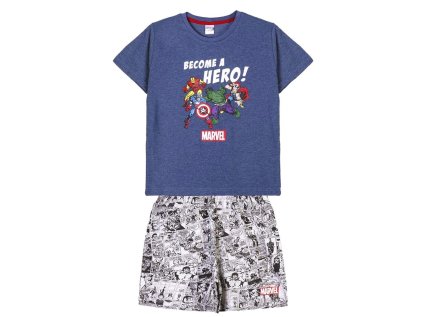 PYŽAMO MARVEL Cer 9088 tm. modro - šedé (Velikost 104)