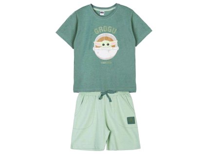 KOMPLET TRIČKO A KRAŤASY STAR WARS MANDALORIAN (Velikost 14)