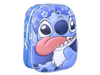 3D BATOH LILO A STITCH Cer 5111 modrý (Velikost uni)