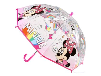 DEŠTNÍK MINNIE Cer 0476 malinový (Velikost uni)