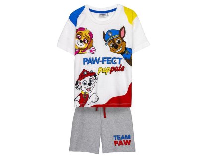 KOMPLET TRIČKO A KRAŤASY TLAPKOVÁ PATROLA (Velikost 110)