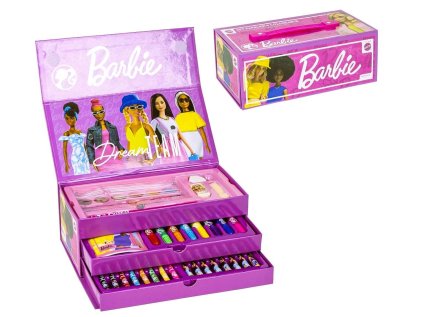 KRESLÍCÍ KUFŘÍK BARBIE Cer 2700001217 lila (Velikost uni)