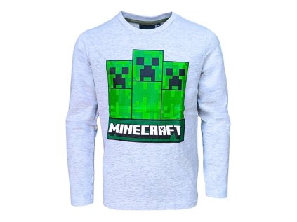 TRIKO MINECRAFT F UK 54792 -256 šedé (Velikost 116)