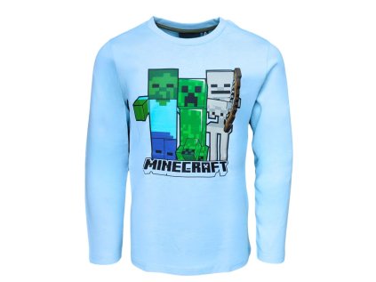 TRIKO MINECRAFT F UK 54792 - 255a sv. modré (Velikost 116)