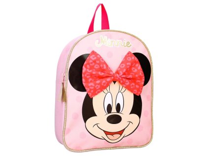BATOH MINNIE 32 cm Va 799-4009 růžový mašle (Velikost uni)