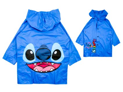 PLÁŠTĚNKA STITCH em 407 modrá (Velikost 98-104)