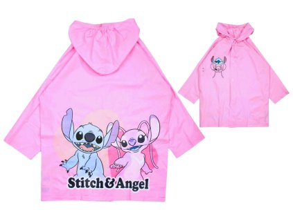 PLÁŠTĚNKA LILO A STITCH em 5228C 424 růžová (Velikost 3-4)