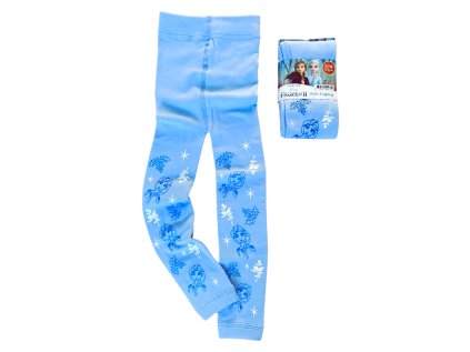 VYTEPLENÉ LEGÍNY FROZEN Foot brands tyrkysové (Velikost 2-3)