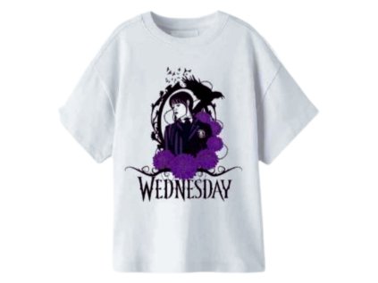 TRIČKO WEDNESDAY Erv 40981 bílé (Velikost 110-116)