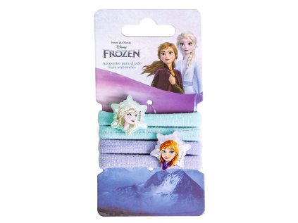 SADA 4 KS GUMIČKY DO VLASŮ FROZEN Cer 2500003050 (Velikost uni)